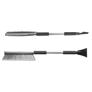 Ice scraper with snow brush